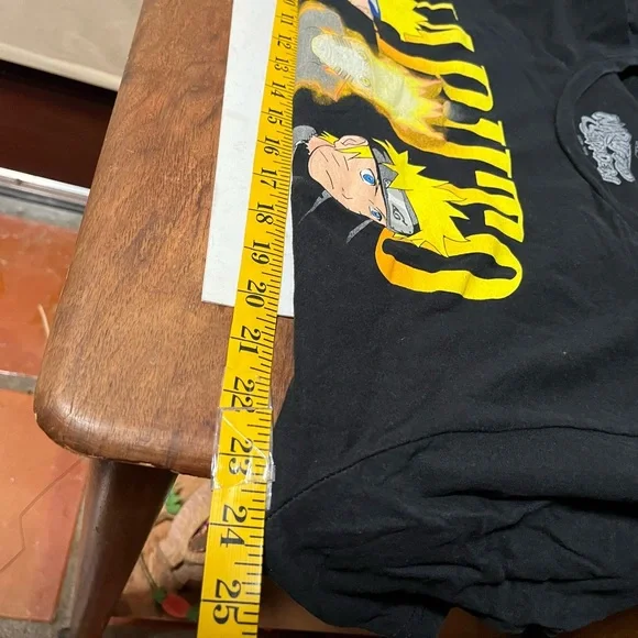 Naruto black T-Shirt anime retro - Picture 4 of 7